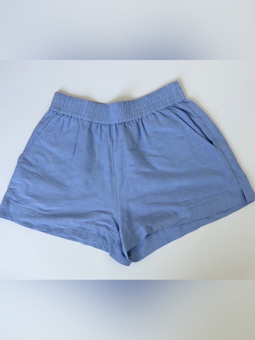 French Connection Light Blue Athletic Shorts